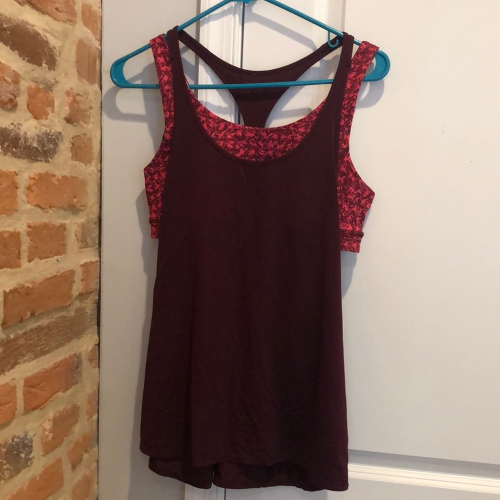 Lululemon tank with built in bra